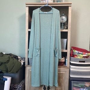 Shop Impressions Entro cardigan aqua 2x